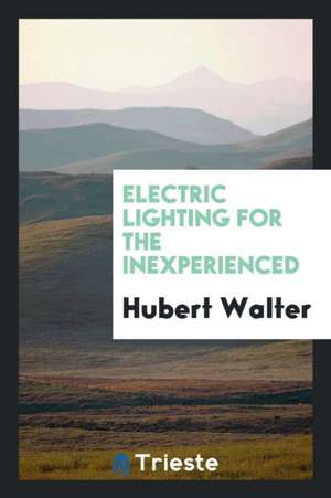 Electric Lighting for the Inexperienced de Hubert Walter