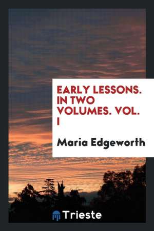 Early Lessons de Maria Edgeworth