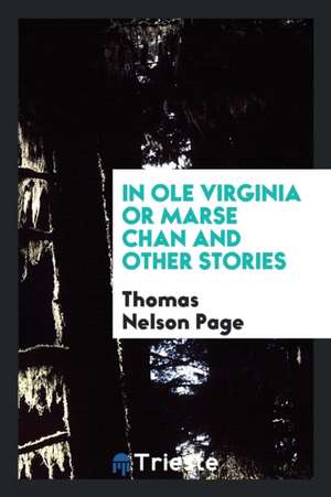 In OLE Virginia de Thomas Nelson Page