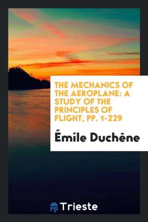 The Mechanics of the Aeroplane: A Study of the Principles of Flight de Emile Duchene