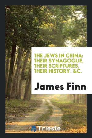 The Jews in China: Their Synagogue, Their Scriptures, Their History. &c de Thomas Henry Huxley