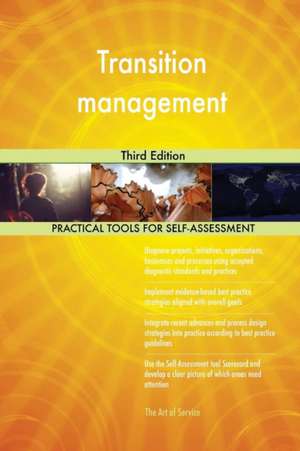 Transition management Third Edition de Gerardus Blokdyk