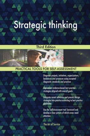 Strategic thinking Third Edition de Gerardus Blokdyk