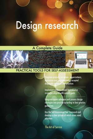 Design research A Complete Guide de Gerardus Blokdyk