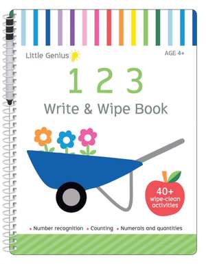 123: Write & Wipe Activity Book de Shelley Cox