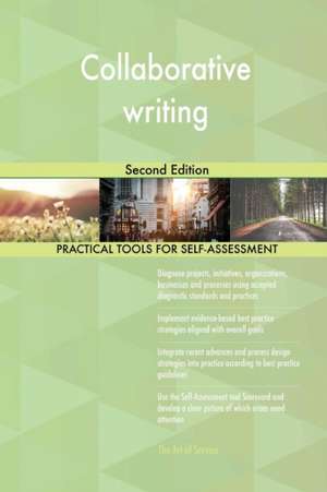 Collaborative writing Second Edition de Gerardus Blokdyk