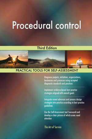 Procedural control Third Edition de Gerardus Blokdyk