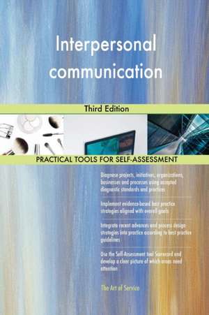 Interpersonal communication Third Edition de Gerardus Blokdyk