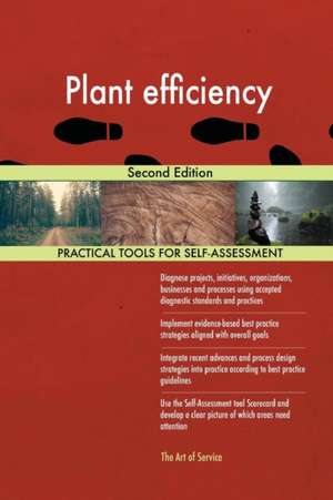 Plant efficiency Second Edition de Gerardus Blokdyk