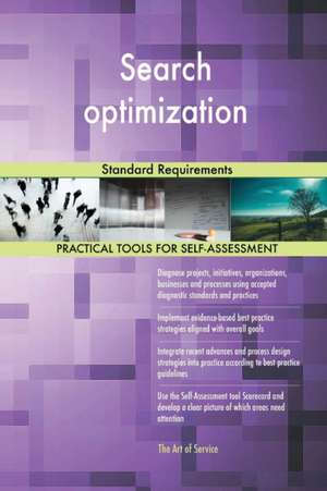 Search optimization Standard Requirements de Gerardus Blokdyk