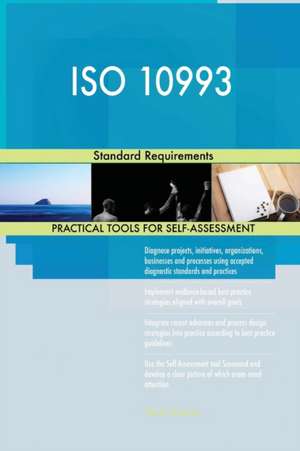 ISO 10993 Standard Requirements de Gerardus Blokdyk