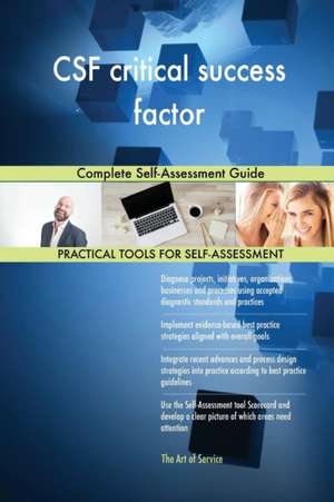 CSF critical success factor Complete Self-Assessment Guide de Gerardus Blokdyk