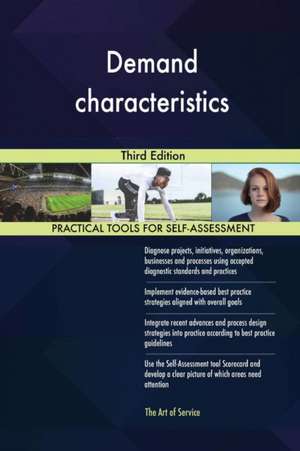 Demand characteristics Third Edition de Gerardus Blokdyk