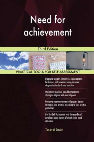 Need for achievement Third Edition de Gerardus Blokdyk