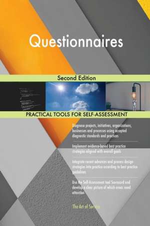 Questionnaires Second Edition de Gerardus Blokdyk