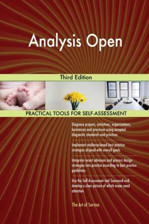 Analysis Open Third Edition de Gerardus Blokdyk