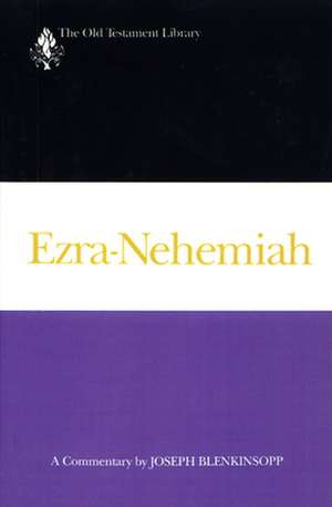 Ezra-Nehemiah de Joseph Blenkinsopp