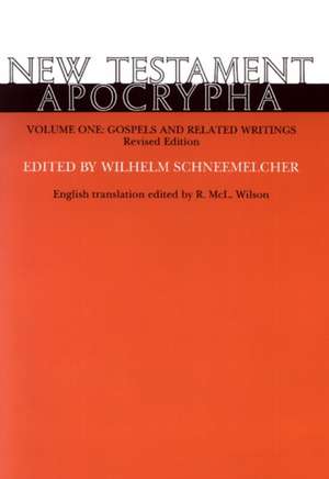 New Testament Apocrypha Vol 1 de Schneemelcher