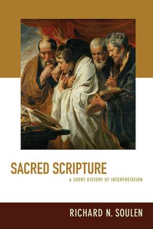 Sacred Scripture de Richard N. Soulen