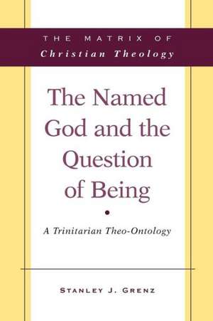 The Named God and the Question of Being: Reform of Church and Society in Schleiermacher's Christian Ethics de STANLEY J GRENZ