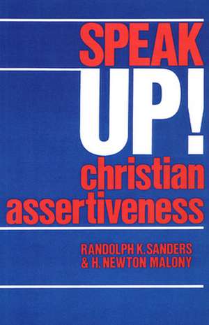 Speak Up! de Randolph K. Sanders