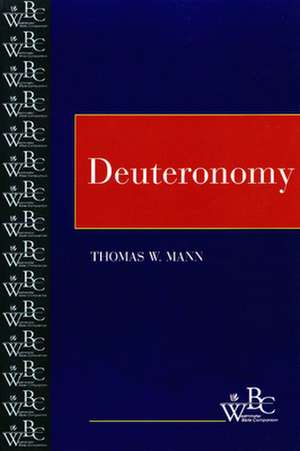 Deuteronomy de Thomas Mann