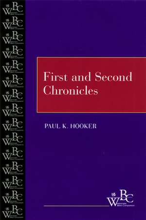 First and Second Chronicles de Paul K. Hooker