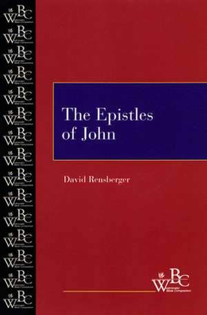 The Epistles of John: A Christian Work Ethic of Enslaved Women de David Rensberger