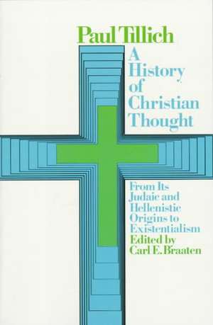 A History of Christian Thought de Paul Tillich