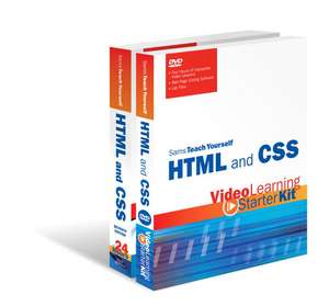 Sams Teach Yourself HTML and CSS: Video Learning Starter Kit Bundle de First_Unknown Sams Publishing