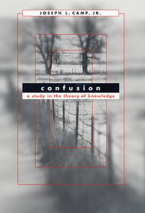 Confusion – A Study in the Theory of Knowledge de Joseph L Camp