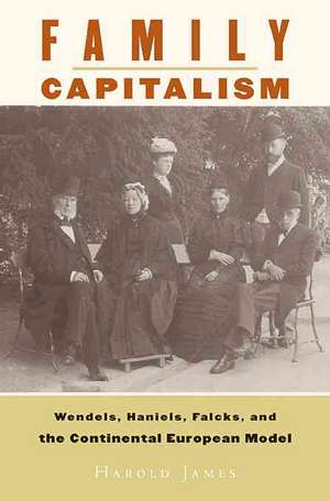 Family Capitalism – Wendels, Haniels, Falcks, and the Continental European Model de Harold James