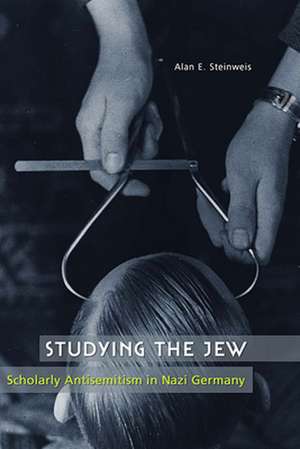 Studying and the Jew – Scholarly Antisemitism in Nazi Germany de Alan E Steinweis