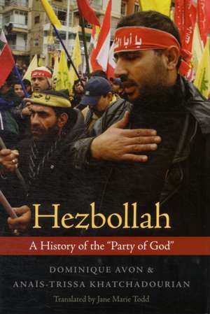 Hezbollah: A History of the "Party of God" de Dominique Avon