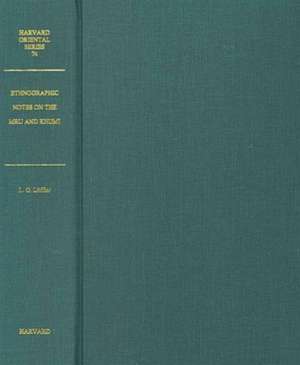 Ethnographic Notes on the Mru and Khumi of the Chittagong and Arakan Hill Tracts – our Knowledge on Southeast Asian Indigenous Peoples de Lorenz G. Löffler