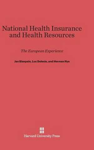 National Health Insurance and Health Resources de Jan Blanpain