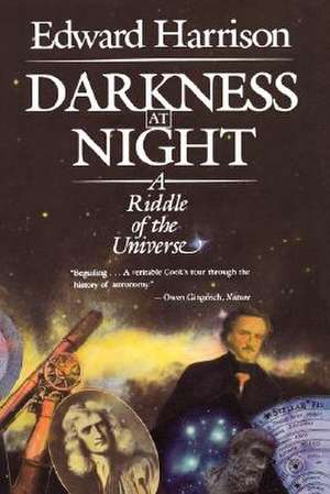 Darkness at Night – A Riddle of the Universe de E. Harrison