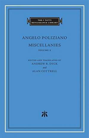 Miscellanies de Angelo Poliziano