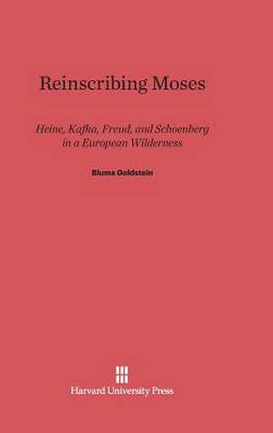 Reinscribing Moses de Bluma Goldstein