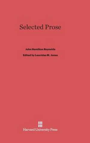 Selected Prose de John Hamilton Reynolds