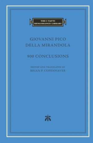 900 Conclusions de Giovanni Pico Della Mirandola