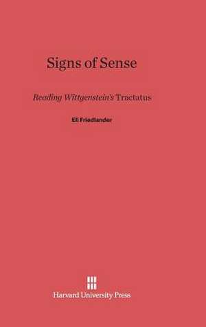 Signs of Sense de Eli Friedlander