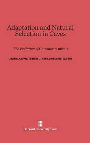 Adaptation and Natural Selection in Caves de David C. Culver