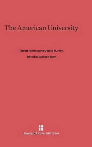 The American University de Talcott Parsons