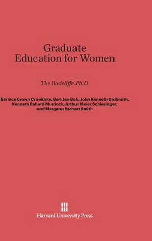 Graduate Education for Women de Bernice Brown Cronkhite