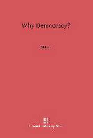 Why Democracy? de Alf Ross