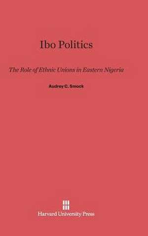 Ibo Politics de Audrey C. Smock