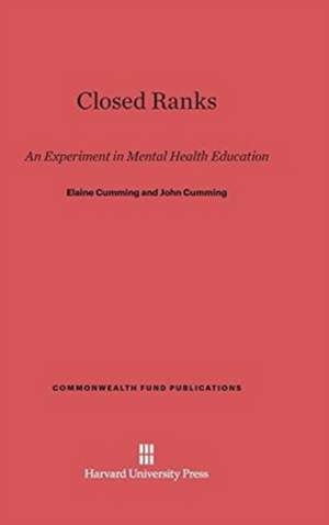 Closed Ranks de Elaine Cumming