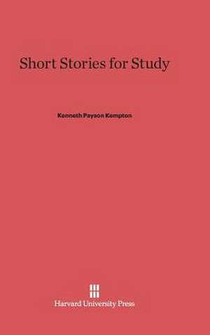 Short Stories for Study de Kenneth Payson Kempton