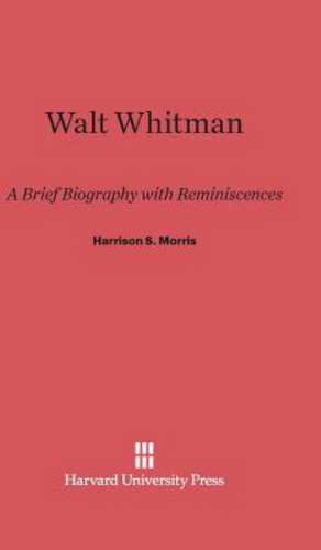 Walt Whitman de Harrison S. Morris